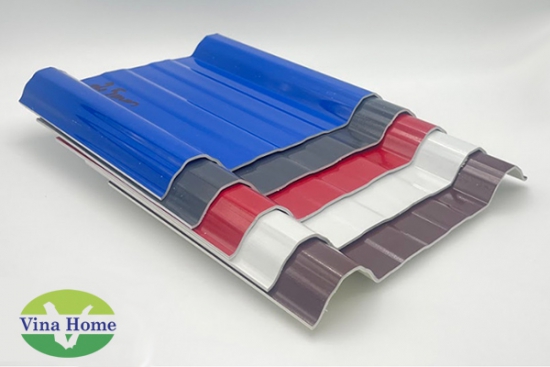 Tôn nhựa PVC 6 sóng 2mm